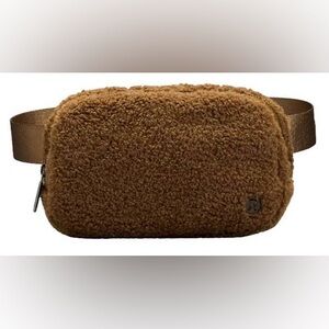 Lululemon Athletica Tan Sherpa Fleece Bag